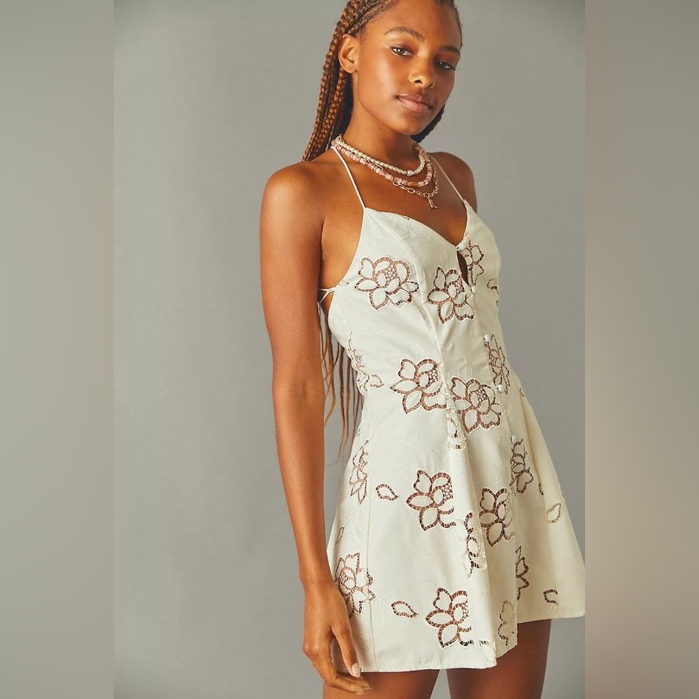 For Love and Lemons - Renee floral mini dress - M